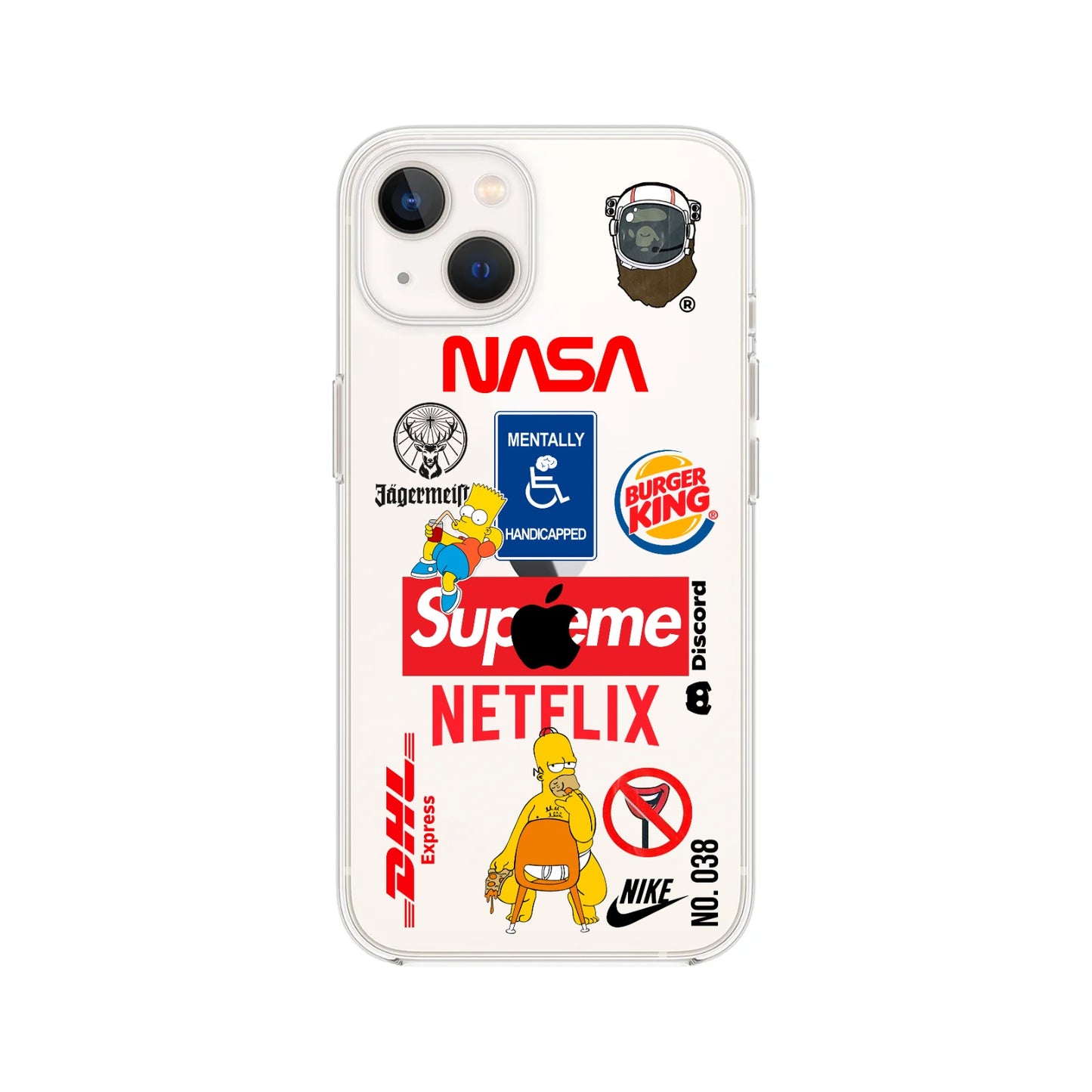 THE SIMPSONS STIKERS NASA