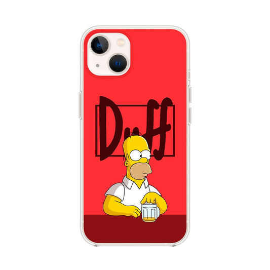 THE SIMPSONS HOMERO DUFF FONDO ROJO