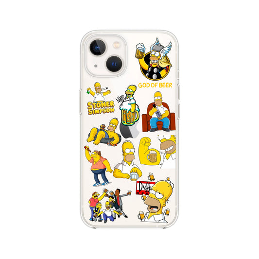 THE SIMPSONS VARIOS STIKERS GOD OF BEER