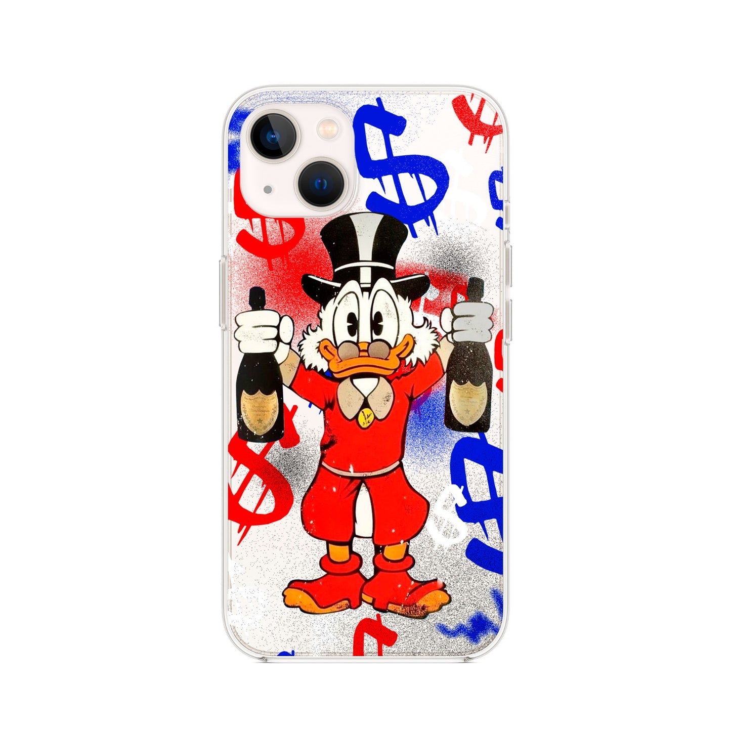 PATO CON DOS BOTELLAS