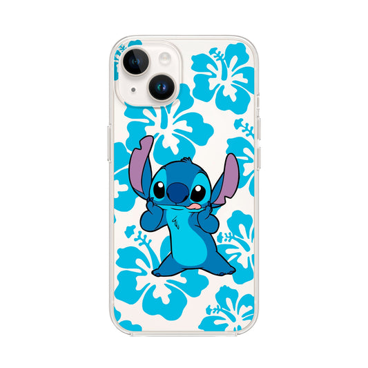 LILO Y STITCH FLORES AZULES
