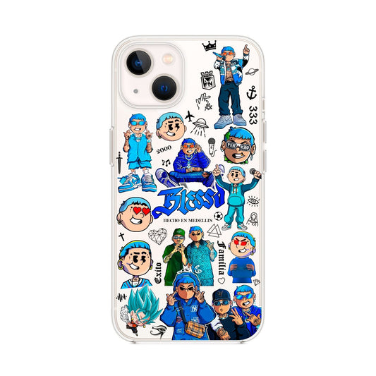 BLESSD STIKERS AZUL