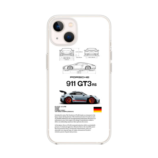 PORSCHE GT3 RS FONDO BLANCO