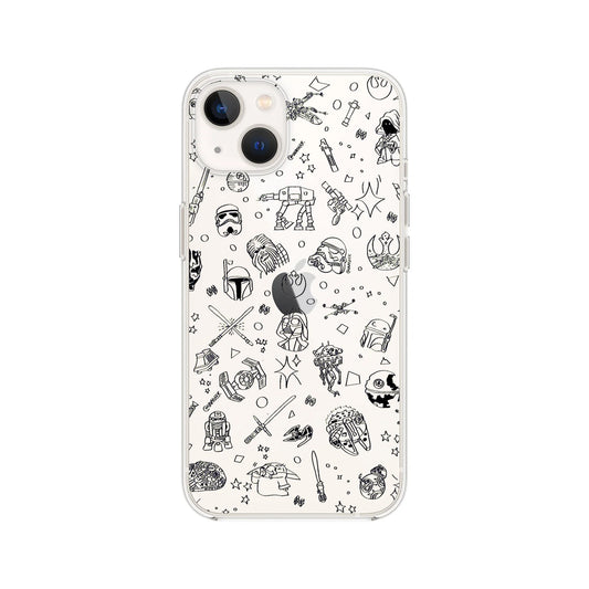 STAR WARS STIKERS EN NEGRO