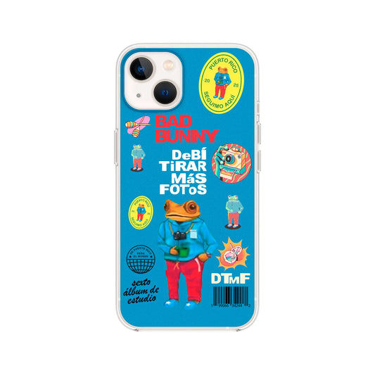 BAD BUNNY DTMF FONDO AZUL