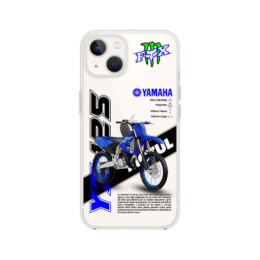 YAMAHA YZ 125 LETRAS NEGRAS
