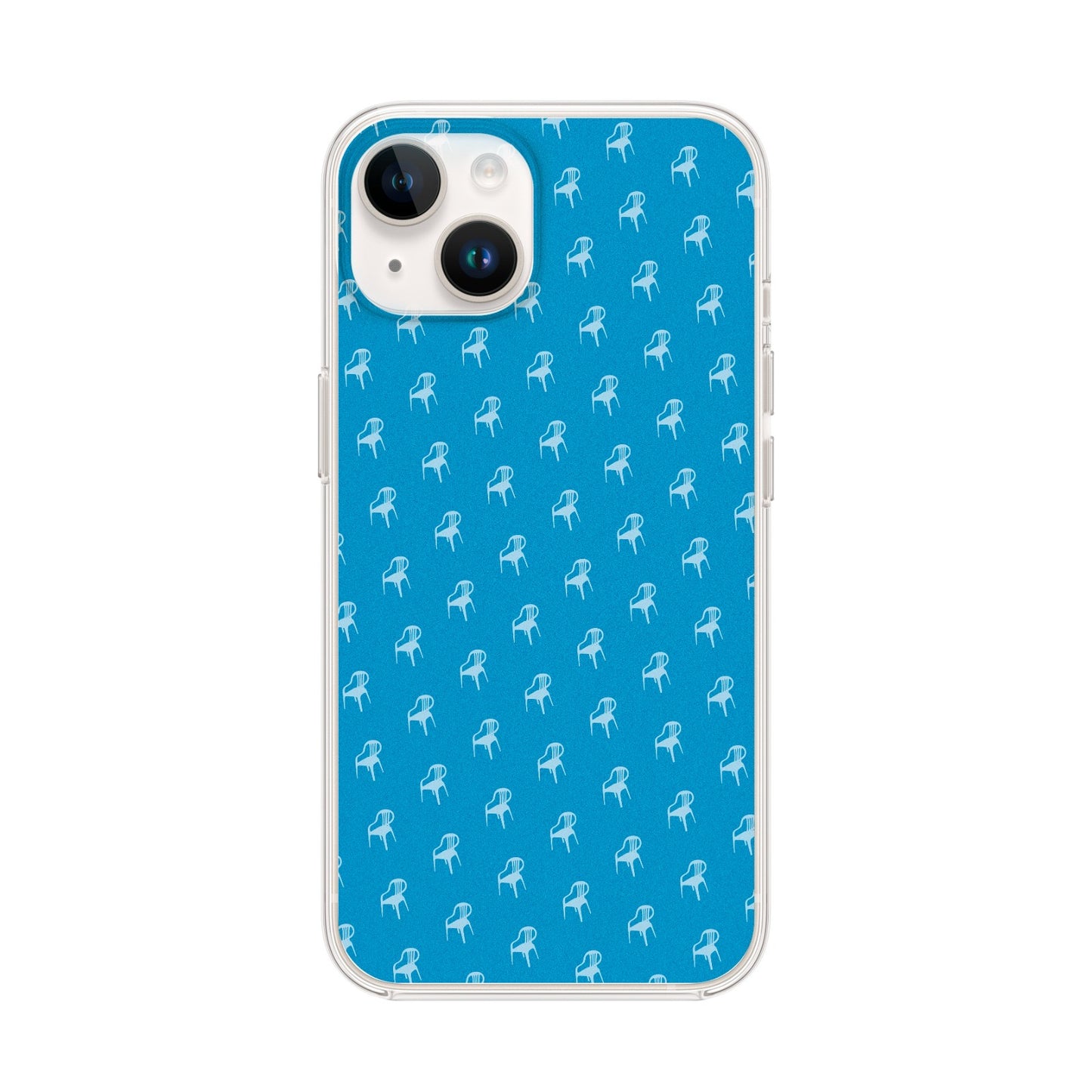 BAD BUNNY SILLAS FONDO AZUL